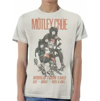 Merch Mötley Crüe: Tričko World Tour Vintage M
