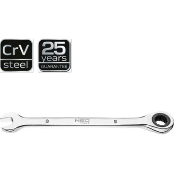 Autodílna Neo Tools 09-067 Ráčnový klíč 17 mm očkoplochý z chrom vanadové oceli