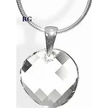 Stříbrný přívěsek Twist 18mm se Swarovski Elements LSW062P