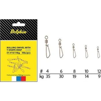 ROLLING SWIVEL WITH T SHAPE vel.10