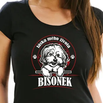 Oblečení a móda STRIKER Dámské tričko bišonek Barva: Černá, Velikost: XL