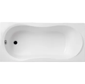 Vana Polimat Akrylátová obdélníková vana Gracja 120x75 (140x70, 150x70, 160x70, 170x70, 170x75, 180x80) Barva: Bílá, Rozměry (cm): 180x80