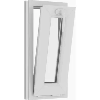 Okno plastové okno 40x70 cm, sklopné, bílé, PREMIUM 7000 (plastové okno s ventilací)
