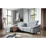 Rohová sedací souprava Gappa L šedá