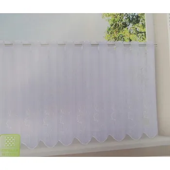 Záclona GERSTER Hotová záclona GERSTER Tulipány bílé 50x150 cm 50 x 150 cm
