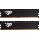 PATRIOT Signature Premium Line 16GB DDR4 2666MHz DIMM CL19 1,2V Heat Shield KIT 2x 8GB