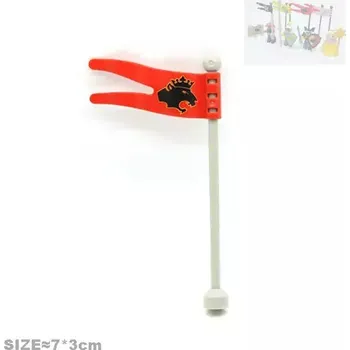 Stavebnice LEGO Stavebnice středověkého rytířského hradu | Styl Lego - Zlá vlajka