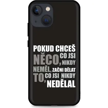 Pouzdro na mobilní telefon Kryt iPhone 13 silikon Moto (obal neboli pouzdro na iPhone 13)