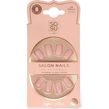 SOSU Cosmetics Toffee Bliss Umělé nehty, 24ks