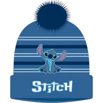 Módní doplněk Lilo a Stitch Zimní čepice Disney Stitch modrá