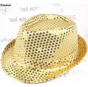 Klobouk Flitrový barevný párty klobouk - GD