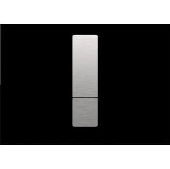 WC sada Ovládací tlačítko SANIT INEO BRIGHT malé 202x145mm černé sklo