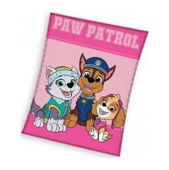 Dětská deka SpinMaster - Dětská fleecová deka Tlapková patrola - Paw Patrol - Skye a Everest / 100 x 140 cm