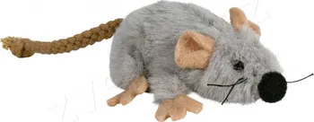 Hračka pro kočku Trixie Plyšová myška šedá s catnipem 7 cm