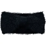 Černá zimní dámská čelenka - 10*22 cm