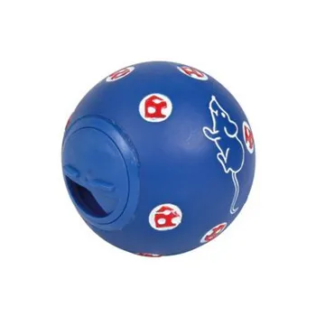 Hračka pro kočku Hračka kočka Míček s otvory na krmivo Snacky 7cm TR