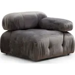 ASIR Křeslo BUBBLE 1R šedé