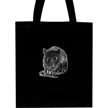 Nákupní taška unisex s potiskem Krysák do obchodu