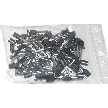 Počítač Dutinka pro kabel 1,5mm2 černá,l=10mm (E1510), balení 100ks