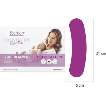 Náplast Náplast na jizvu po císařském řezu SCARBAN C-Section