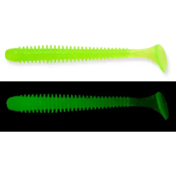 Umělá nástraha Keitech Gumová nástraha Swing Impact 2.5'' Clear Chartreuse Glow 6,5cm/10ks