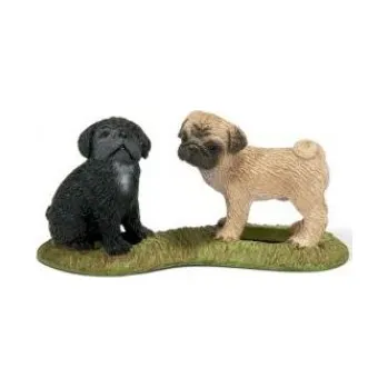 Figurka Schleich 16383 Mops, štěňata