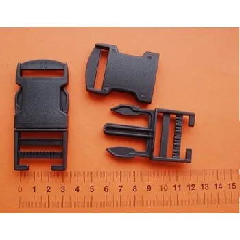 Plastová spona na batoh černá -30mm