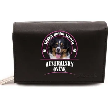 Peněženka STRIKER Dámská kožená peněženka Australský ovčák