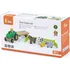 Dřevěná hračka VIGA Dřevěný traktor se zvířátky zelený/přírodní