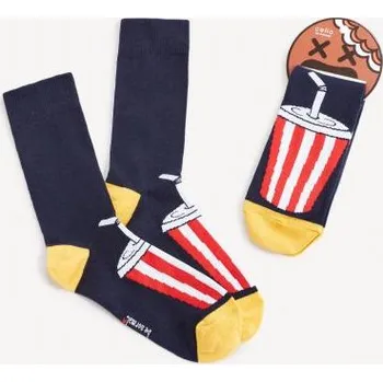 Vysoké ponožky Soda Tmavě m