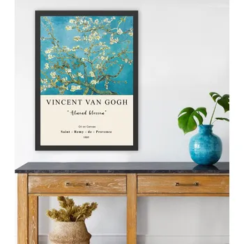 Bytová dekorace ASIR Dekorativní obraz Gogh MANDLOVÝ KVĚT Polystyren 35x45cm