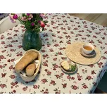 BYTEMA Gobelínový ubrus a šál EDEN RŮŽIČKY 138 x 160 cm
