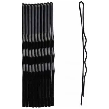 Vlasová pírka černá krátká 5 cm 10 ks