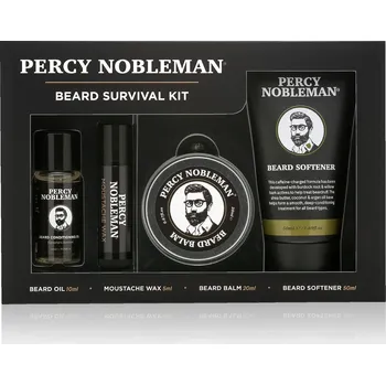 Péče o vousy Percy Nobleman Beard Survival Kit sada péče o vousy