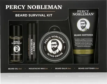 Péče o vousy Percy Nobleman Beard Survival Kit sada péče o vousy