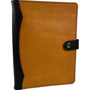 Blok imago Karis blok v kůži A5, barva černá