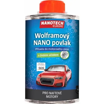 aditivum NANOTECH-EUROPE s.r.o. Wolframový NANO povlak-přísada do motorového oleje pro NAFTOVÉ motory s čistícím účinkem Balení - objem: 300 ml (do 10 l náplně motorového oleje)
