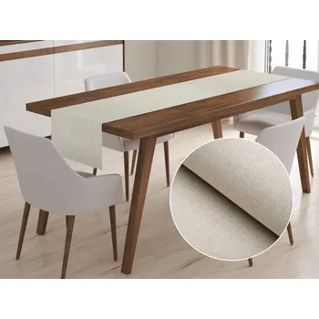 ubrus Dekorační běhoun na stůl BKW-207 Pískové žíhání 20x140 cm