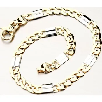 Náramek Náramek zlato mix 585 PKL24-018 délka 18 cm