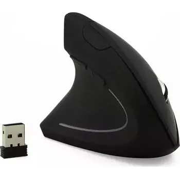Myš Vertikální bezdrátová myš | ergonomická myš - Černá levá ruka