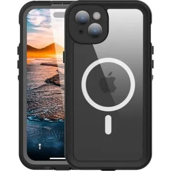 Pouzdro na mobilní telefon RedPepper nárazuvzdorné voděodolné pouzdro s MagSafe pro iPhone 15 Plus - černé