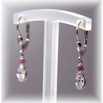 Náušnice žluté zlato