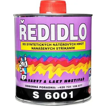 Ředidlo BARVY A LAKY TELURIA Syntetické ředidlo S 6001 Velikost: 4 L