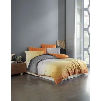 Povlečení B.E.S. - Petrovice, s.r.o. Povlečení BAVLNA RENFORCE GOLD - Brezee Yellow Rozměr: 200 x 220 + 2x 70 x 90