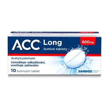 Lék ACC Long 600mg 10 šumivých tablet