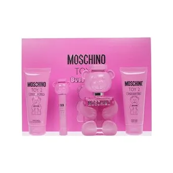 Parfém Moschino Moschino Toy 2 Bubble Gum Set: Toaletní voda 100ml + Toaletní voda 10ml + Tělové mléko 100ml + Sprchový gél 100ml Pre ženy Toaletní voda