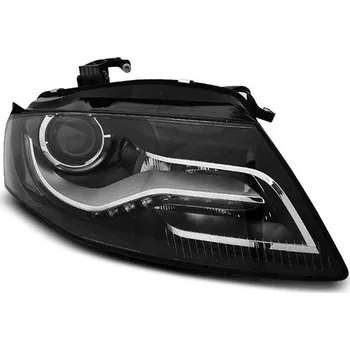 Přední světlomet TUNING-TEC Přední světla Audi A4 B8 08-11 - černé TRU DRL
