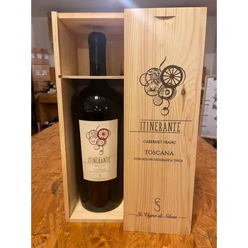 Víno Itálie/Toskánsko - LE VIGNE DI SILVIA Itinerante Cabernet Franc 2021 1,5l Magnum gift box
