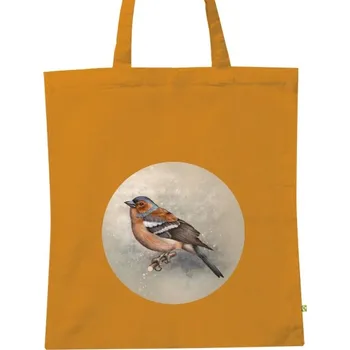 Nákupní taška BIO plátěná taška s potiskem Pěnkava