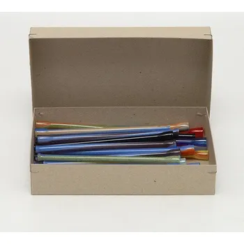 Jednorázové nádobí Skleněnka barevná Skéro 14 cm Box 50 ks